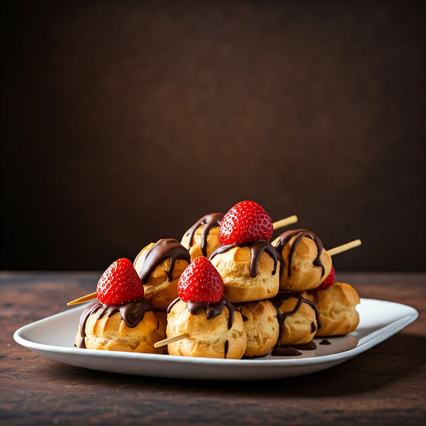 Profiterole Skewers
