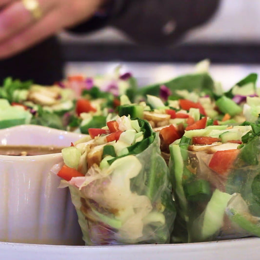 Peanut Tofu Rolls