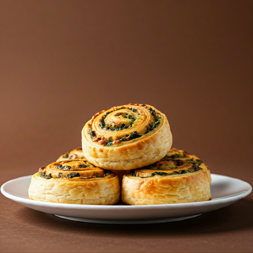 Parmesan and Spinach Pinwheels